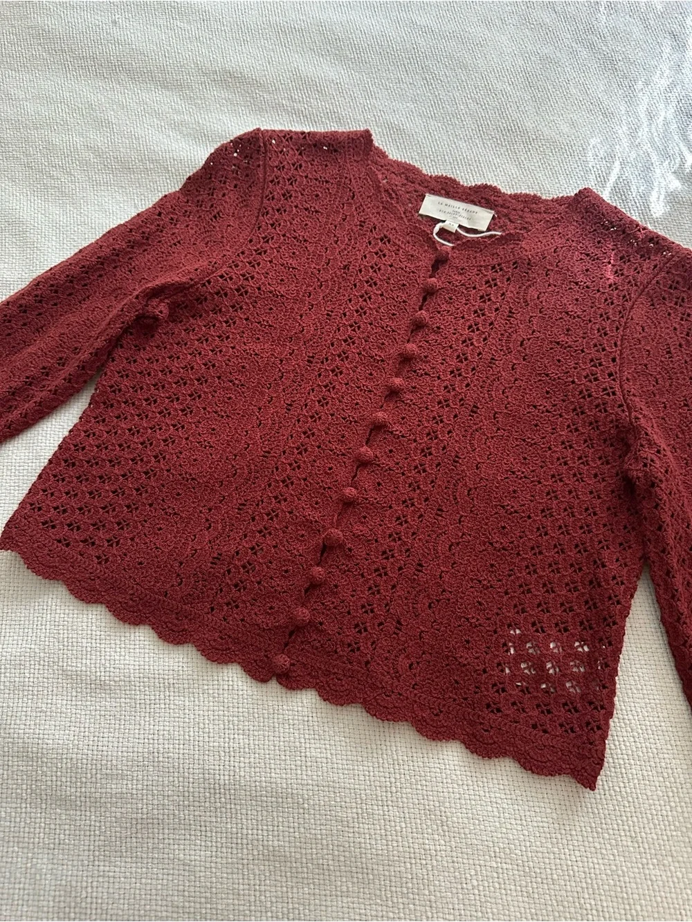 Rare! Discontinued! Sezane NOELIE CARDIGAN - Picture 3 of 12